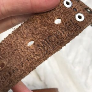 MICHAEL Michael Kors Accessories - Michael Kors brown leather studded belt MICHAEL Michael Kors Accessories - Michael Kors brown leather studded belt